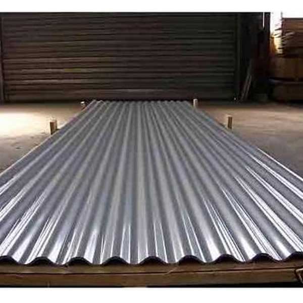 Corrugated Anodized Aluminum Sheet In White Stock Photo  …